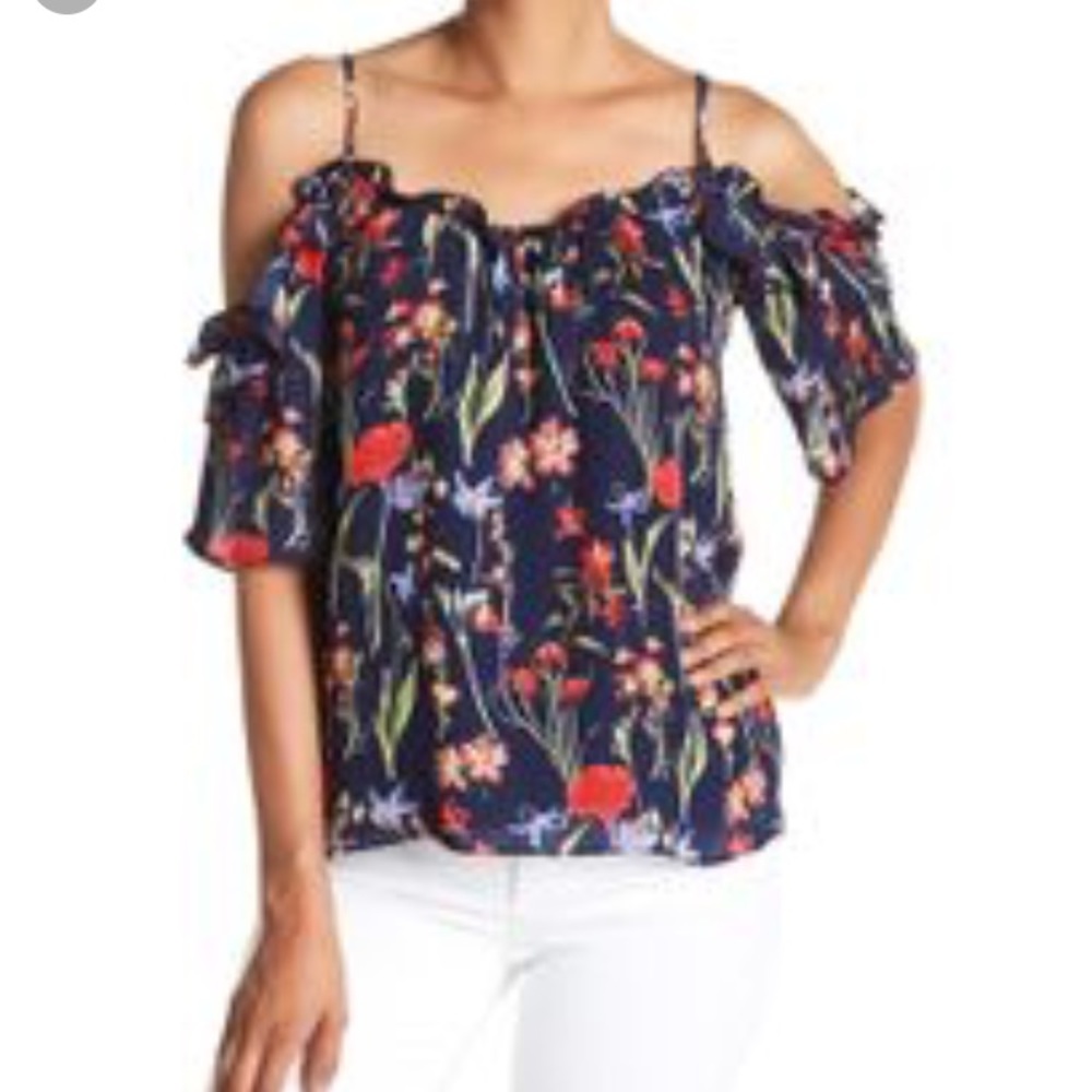 Parker cold shoulder top